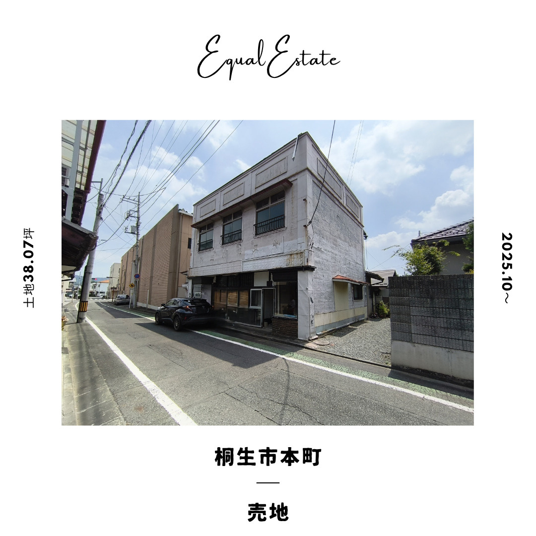 桐生市本町　売地の画像