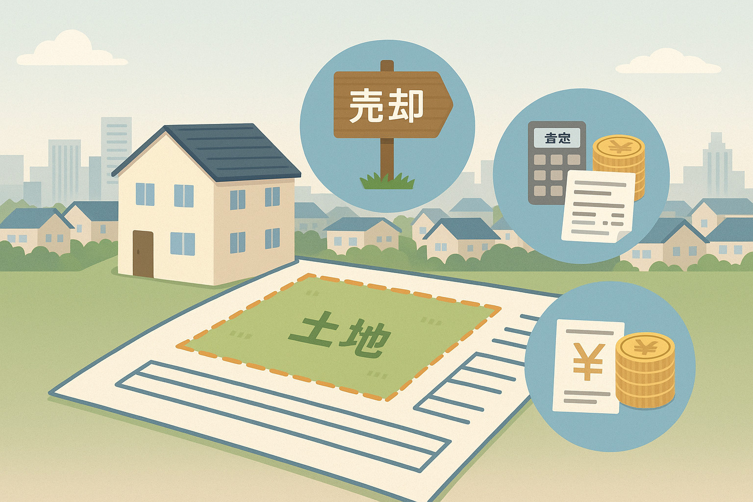 葛飾区で土地を売却するには？いくらで売れる？税金・費用・譲渡...の画像