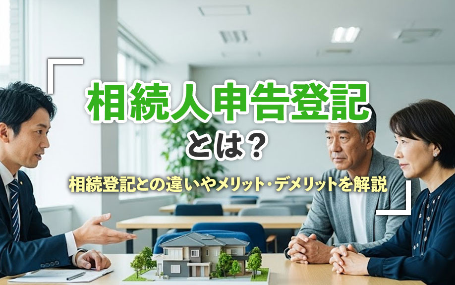 相続人申告登記とは？相続登記との違いやメリット・デメリットを...の画像