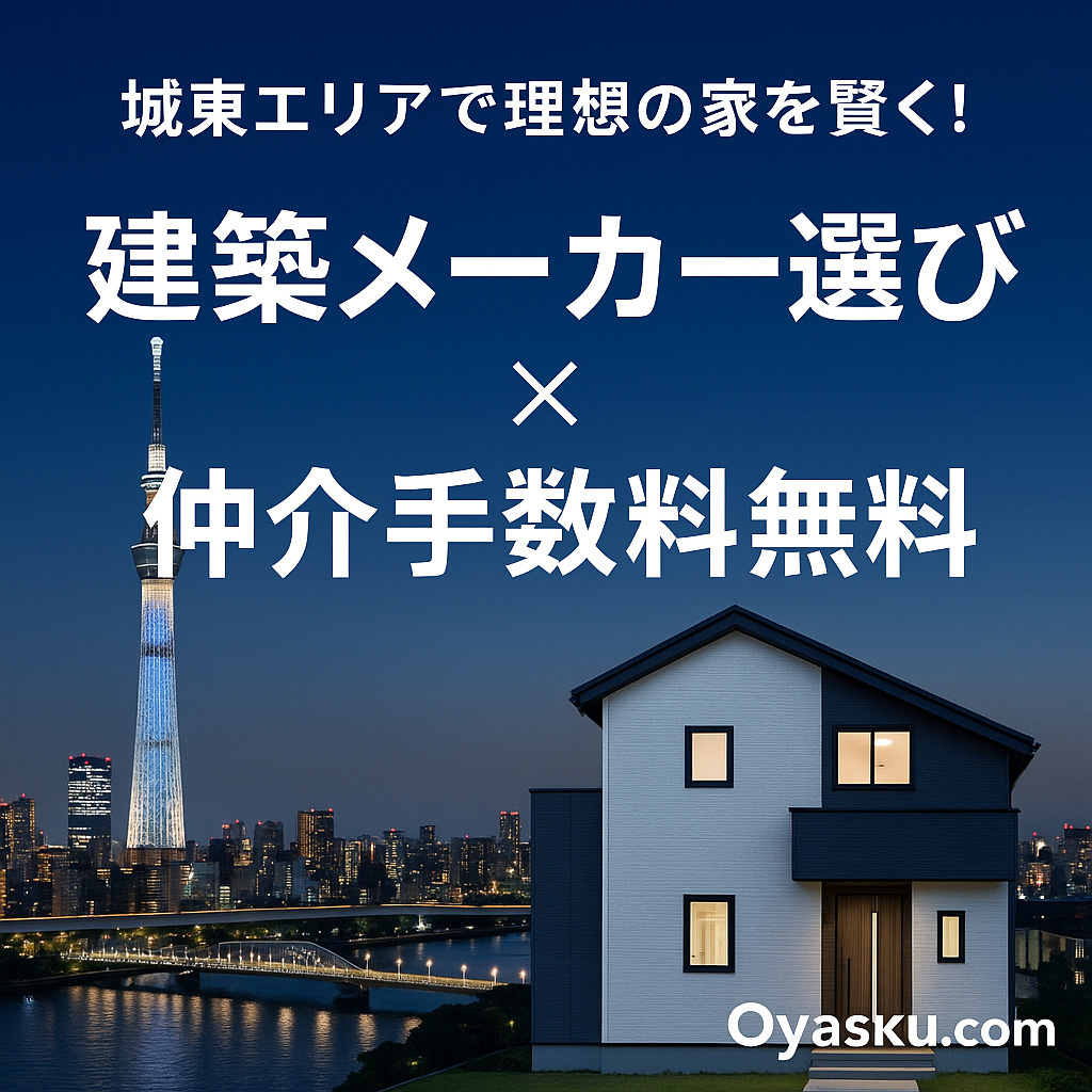 【オヤスク.com】城東エリアで新築戸建を購入するなら“建築...の画像