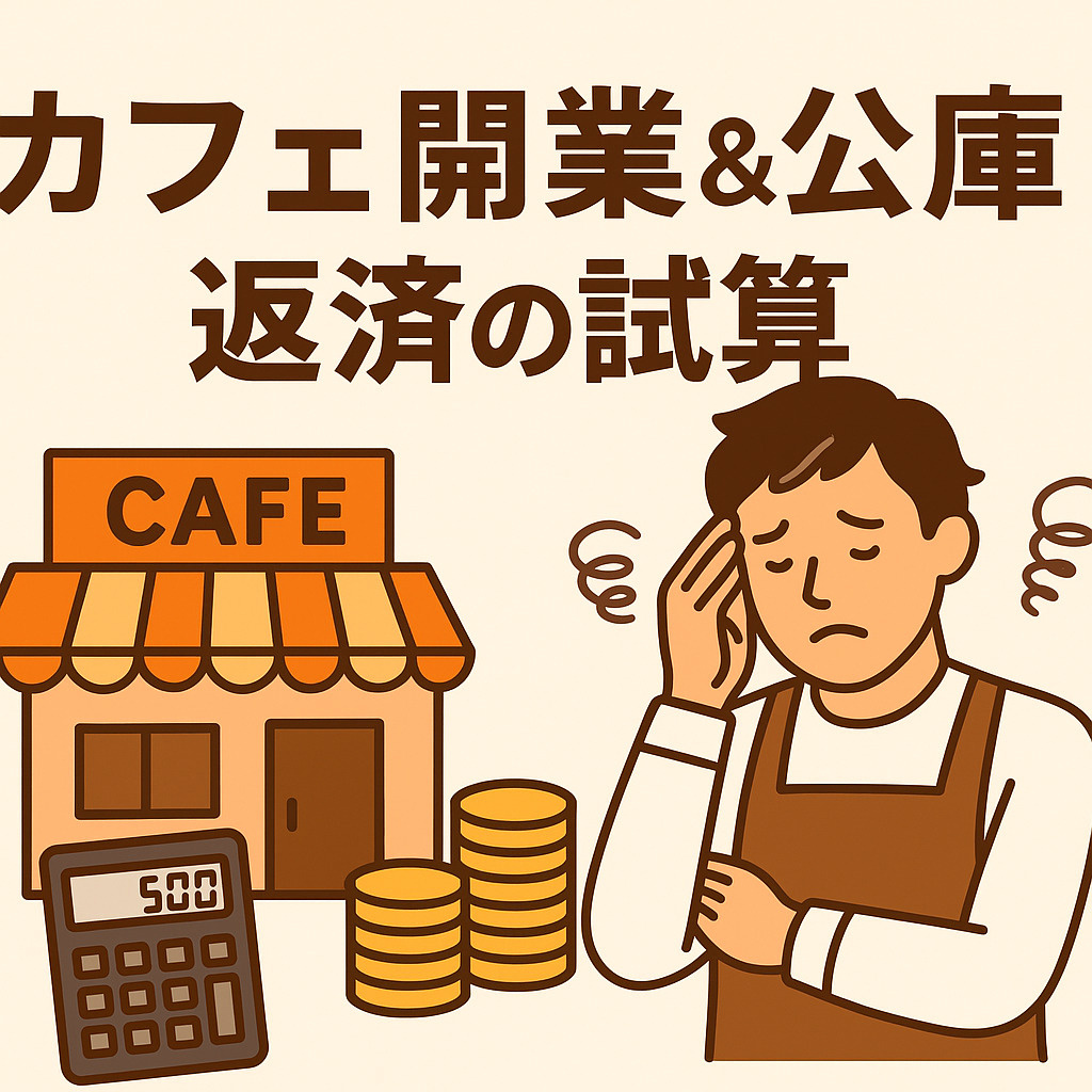 【AI試算】店主の人件費30万円・初期費用500万円カフェの...の画像