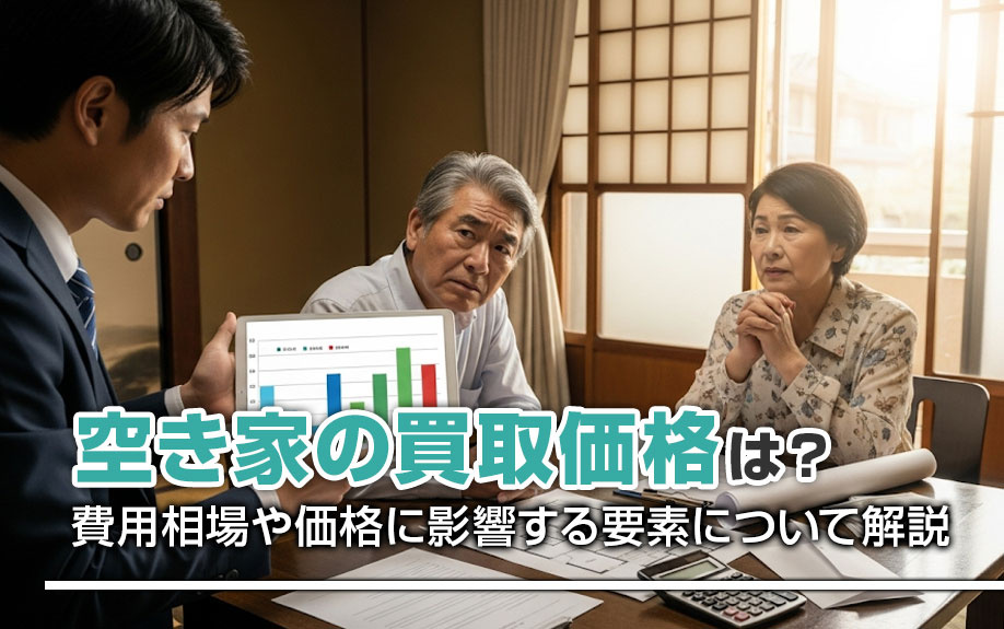 空き家の買取価格は？費用相場や価格に影響する要素について解説...の画像