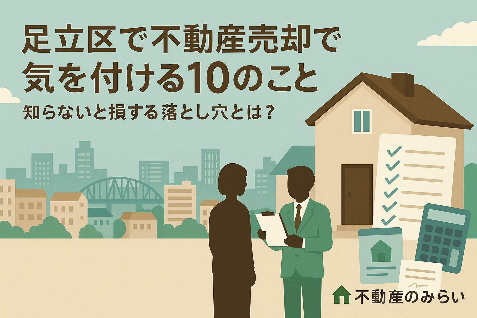足立区で不動産売却で気を付ける10のこと｜知らないと損する落...の画像