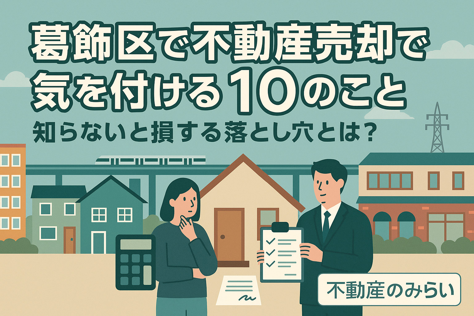 葛飾区で不動産売却で気を付ける10のこと｜知らないと損する落...の画像