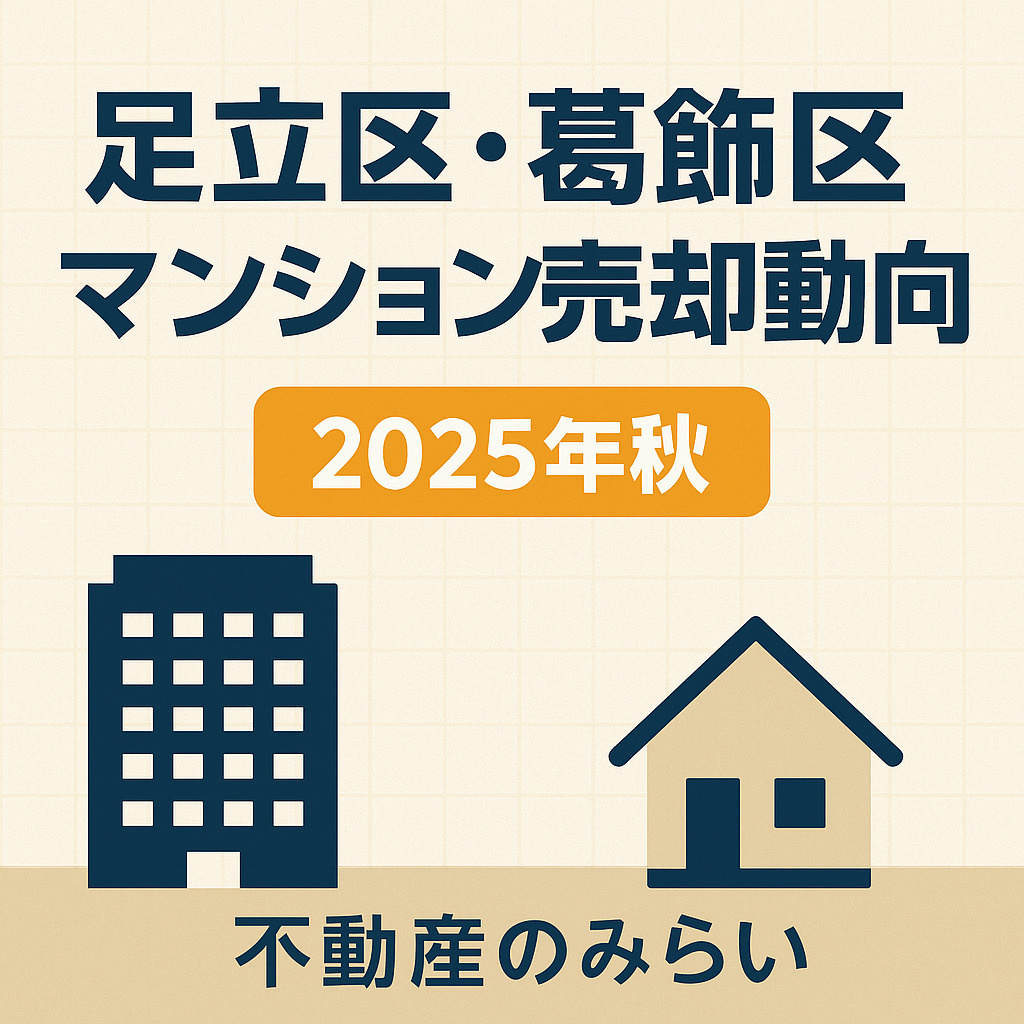 葛飾区・足立区の最新マンション成約速報 2025年9月版の画像