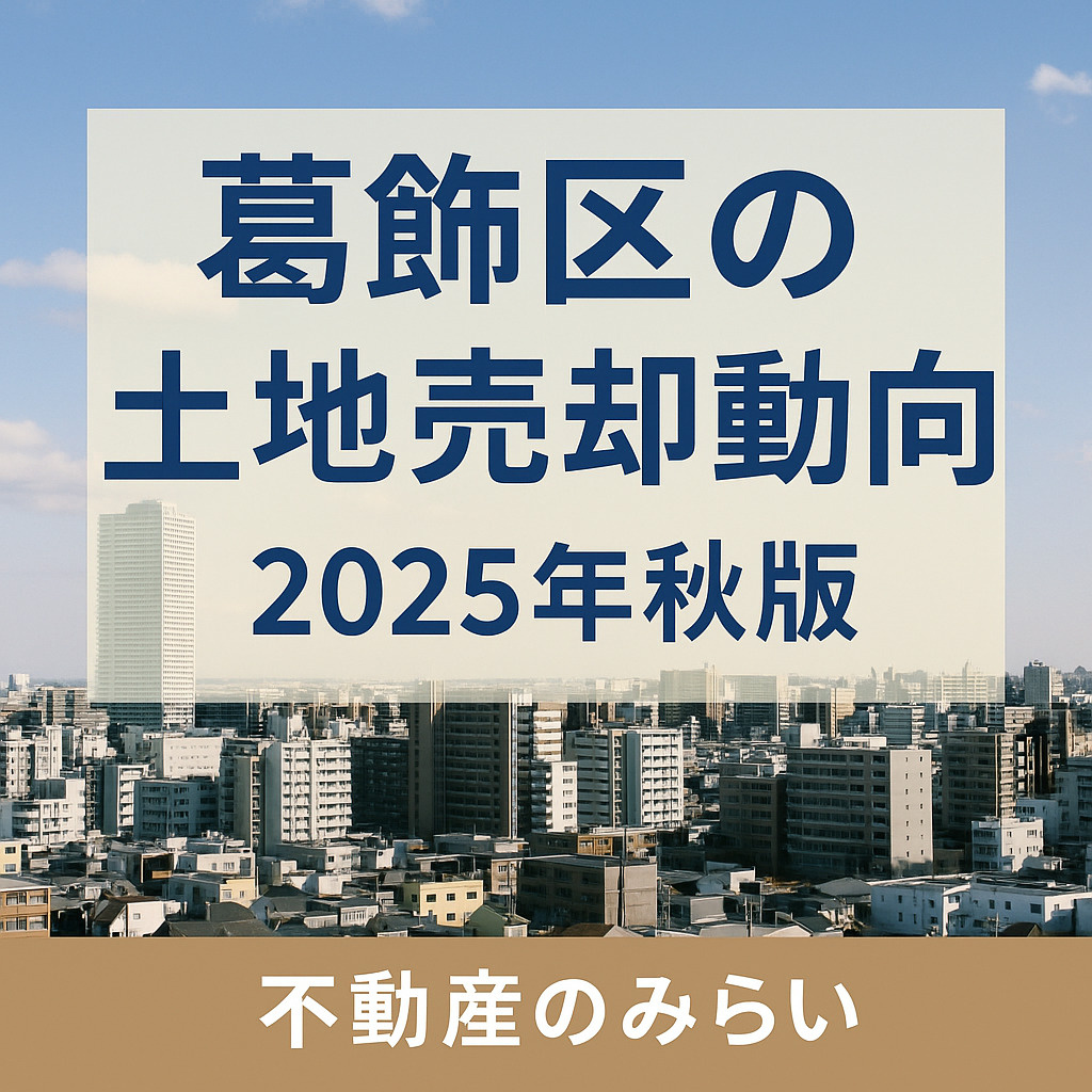 葛飾区・土地売却レポート2025年秋の画像