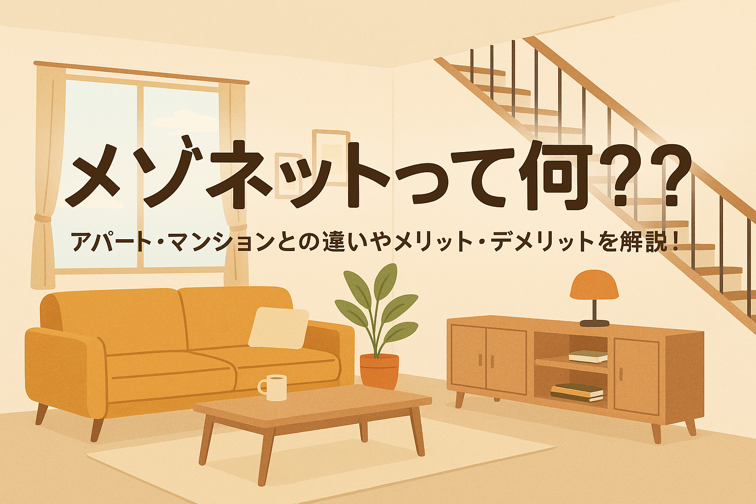 メゾネットっアパート・マンションとの違いやメリット・デメリッ...の画像