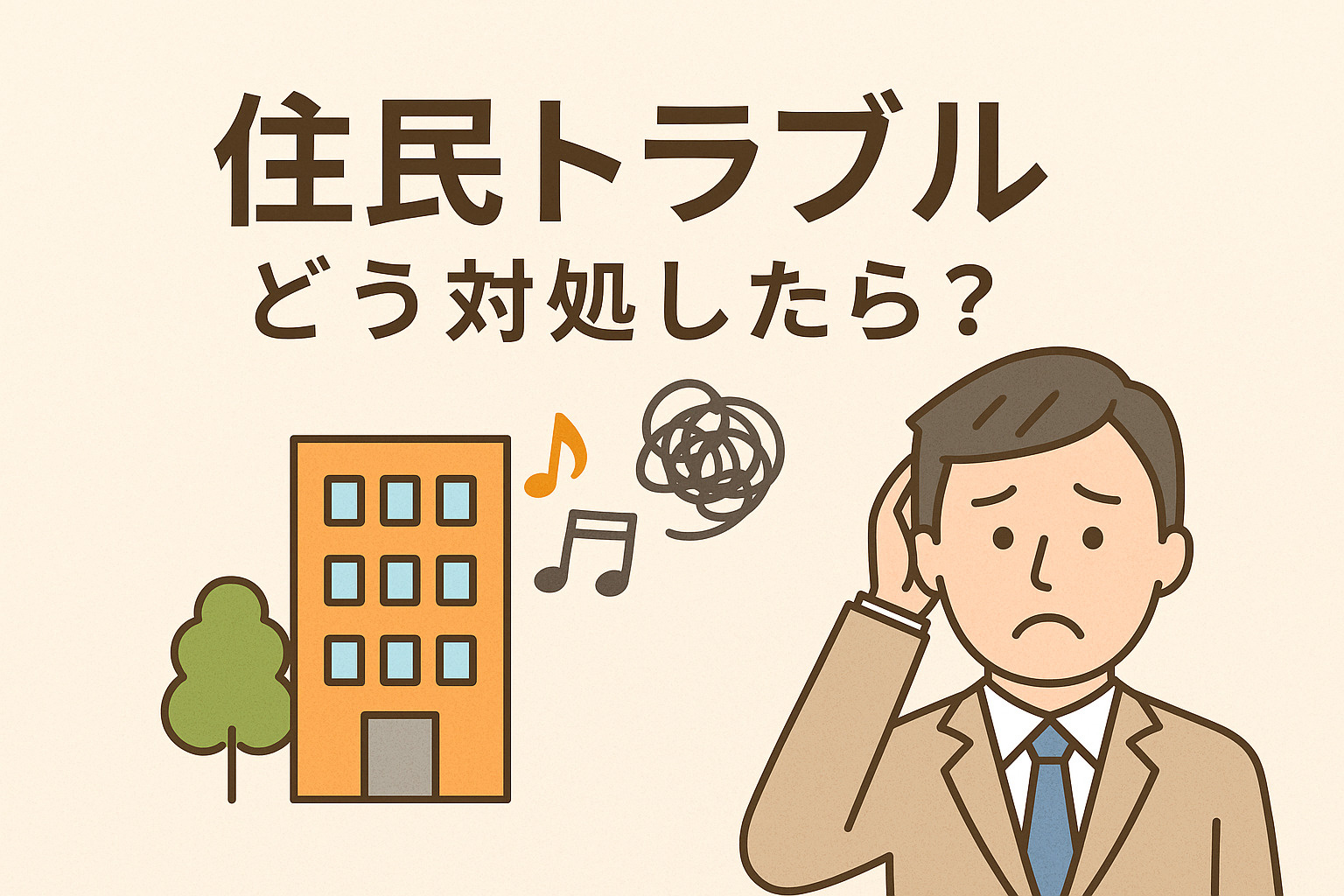 住民トラブルどう対処したら？｜栄信不動産コラム はじめにの画像