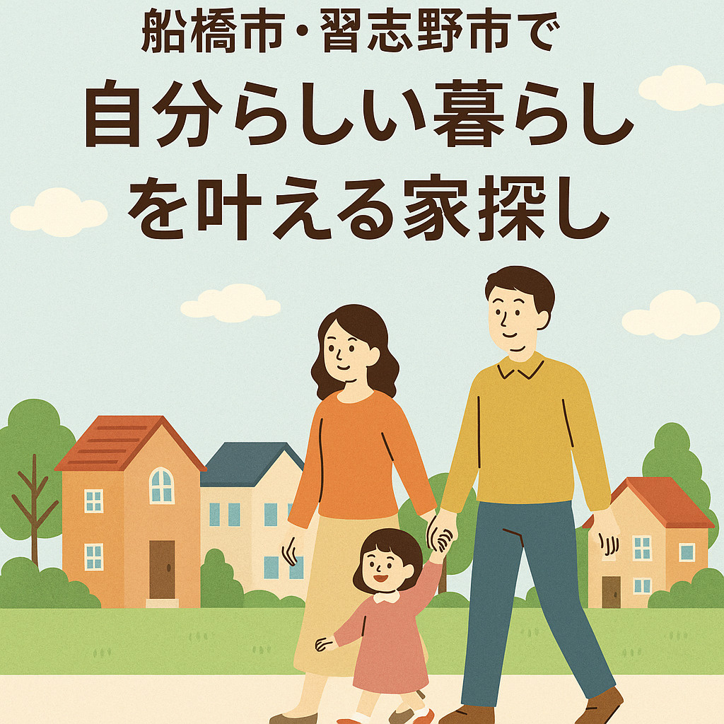 船橋市・習志野市で“自分らしい暮らし”を叶える家探しの画像