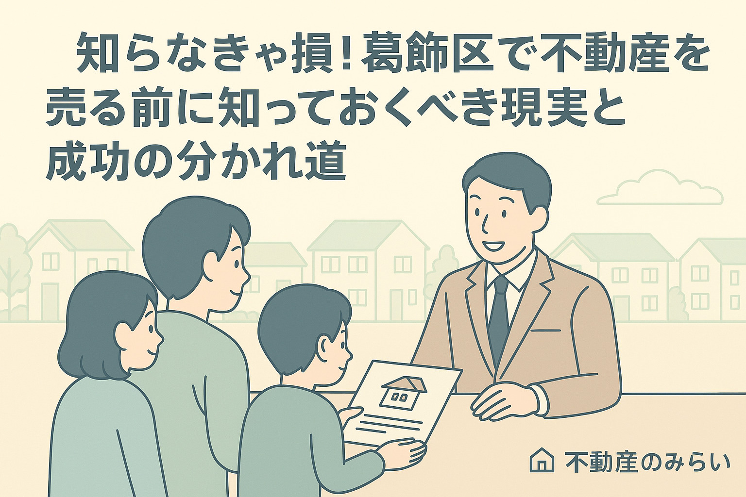 【知らなきゃ損】葛飾区の不動産売却で後悔しないための成功法則...の画像