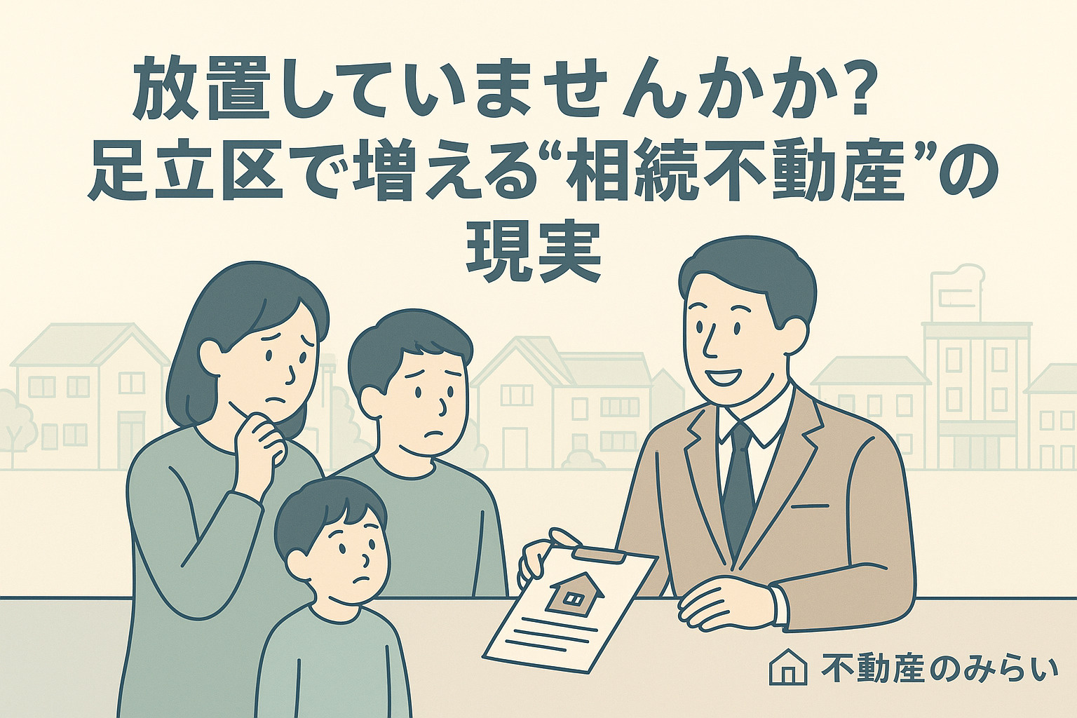【知らないと損！】足立区で相続不動産を売る前に確認すべき３つ...の画像