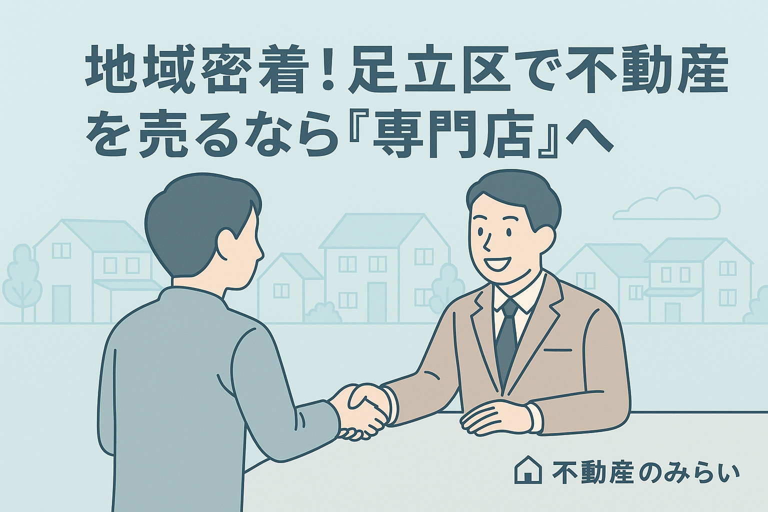 【地域密着】足立区で不動産を売るなら“専門店”に任せるべき理...の画像