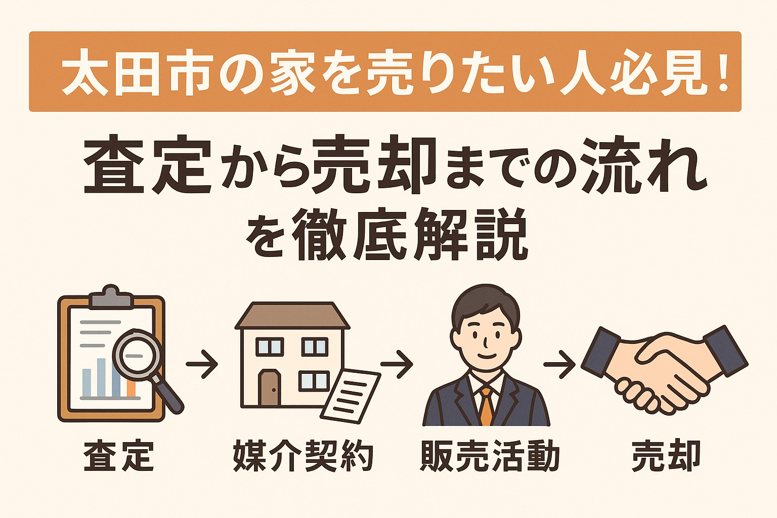 太田市の家を売りたい人必見！査定から売却までの流れを徹底解説...の画像
