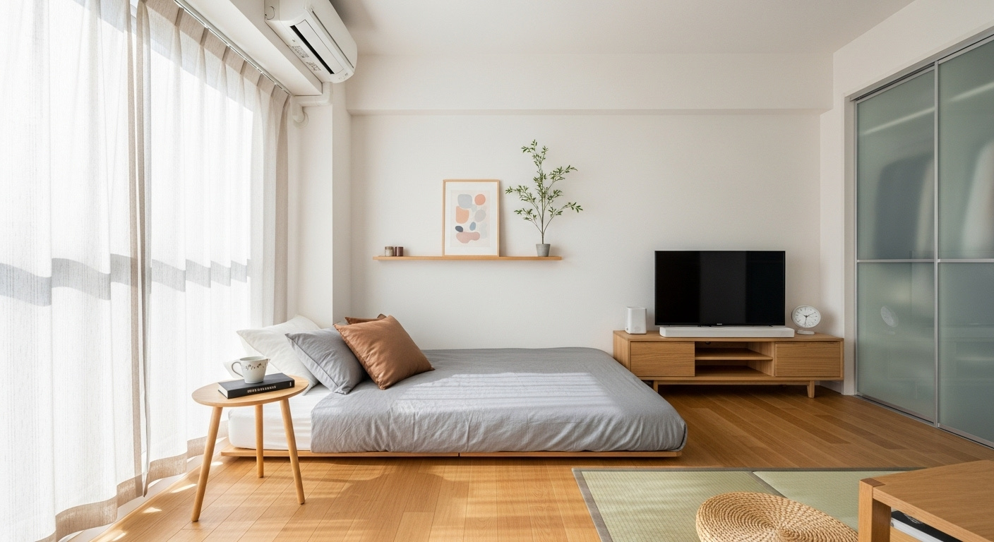 ６畳は狭い？ベッドは置ける？おすすめのレイアウトやアイデアを...の画像