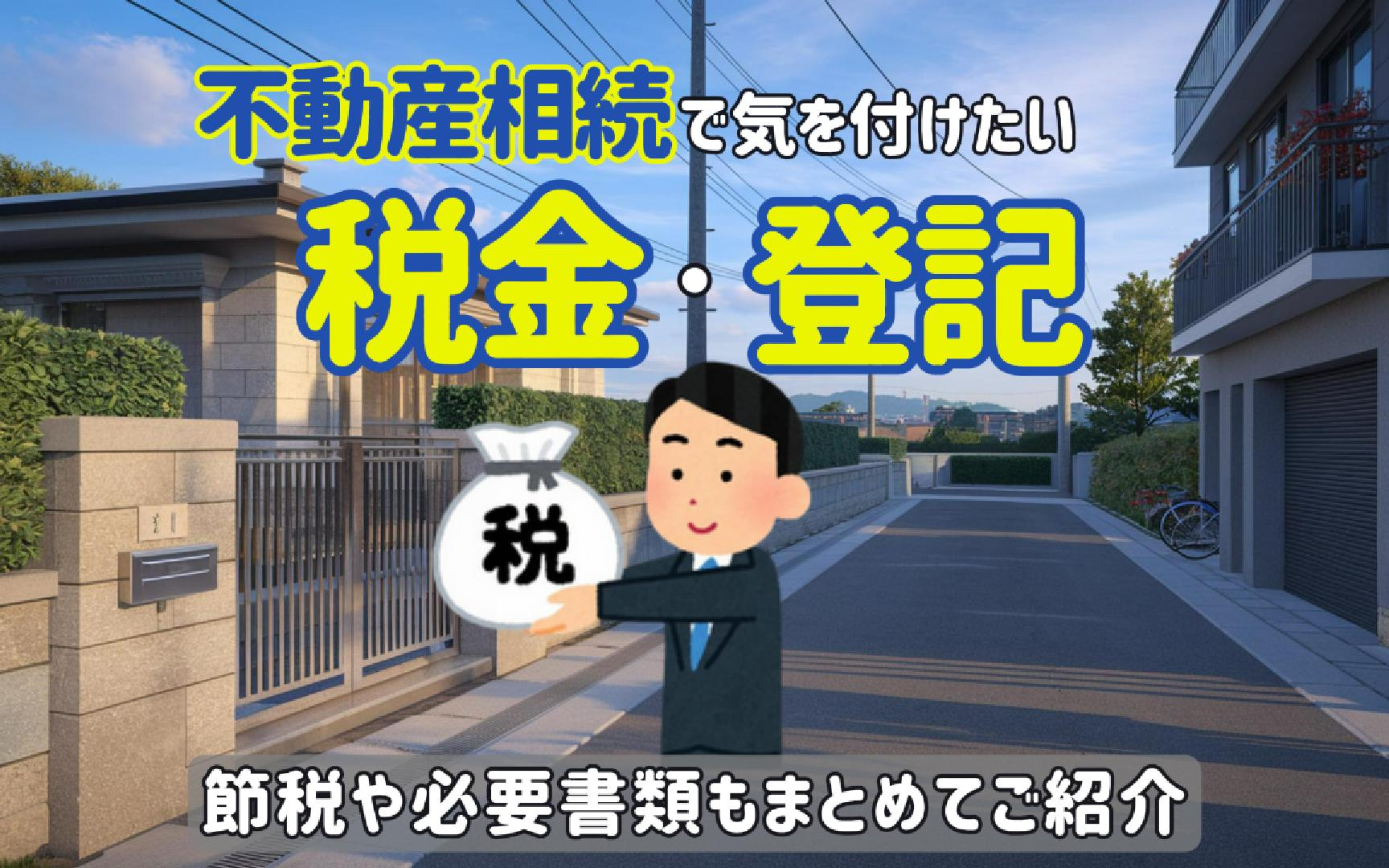 不動産相続で費用はどのくらいかかる？税金や登記のポイントや節...の画像