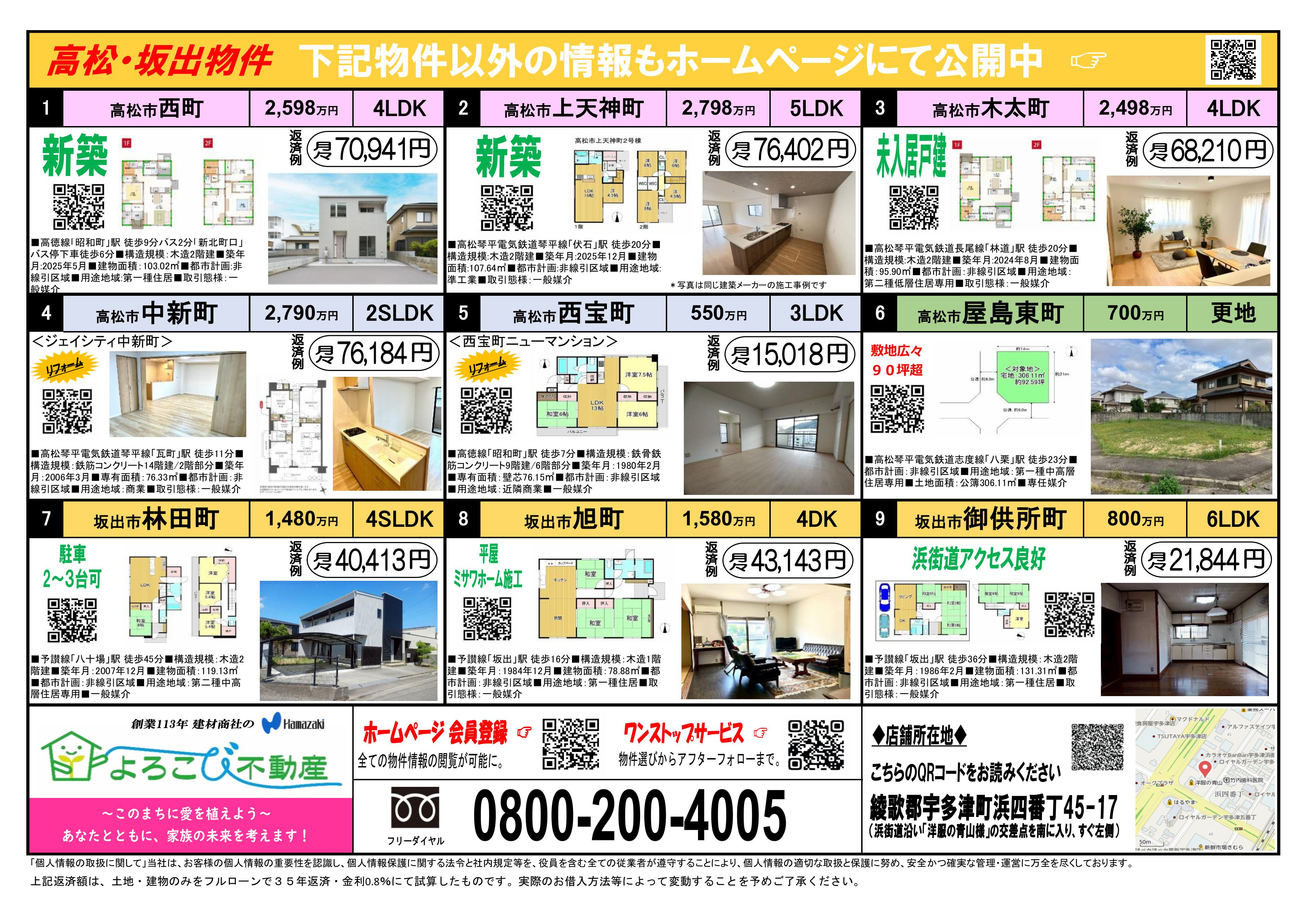 １１月号チラシ　高松・坂出方面の画像