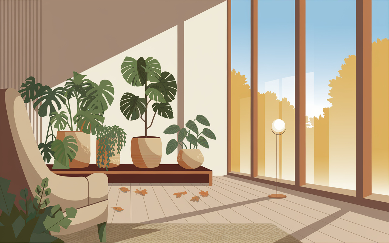 秋から冬にかけて育てるコツは何？観葉植物の種類や管理方法も紹...の画像