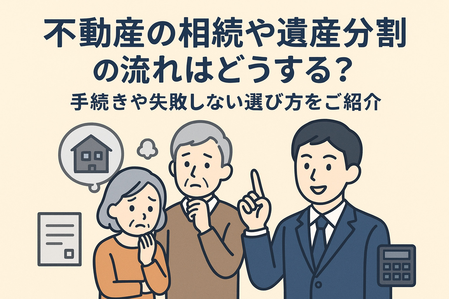 不動産の相続や遺産分割の流れはどうする？手続きや必要書類も紹...の画像