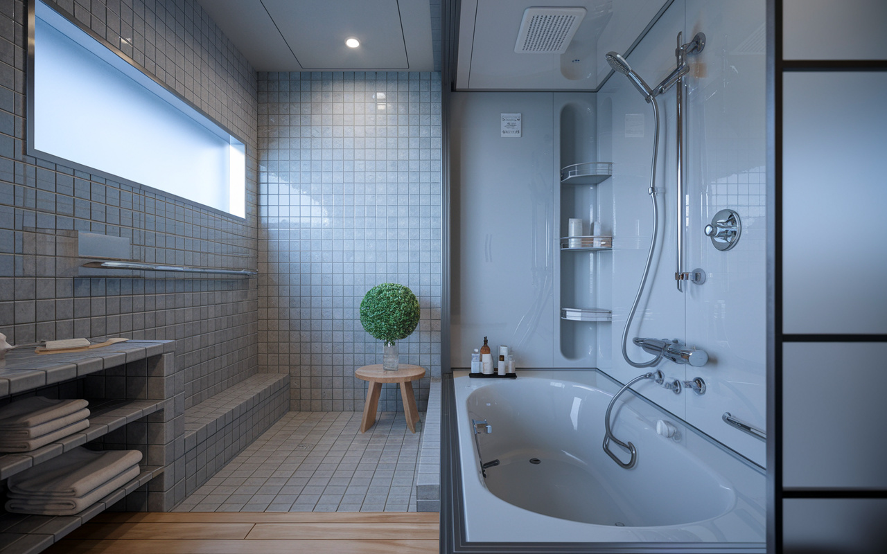 浴室のタイル工法とユニット工法の違いは？メリットやデメリット...の画像