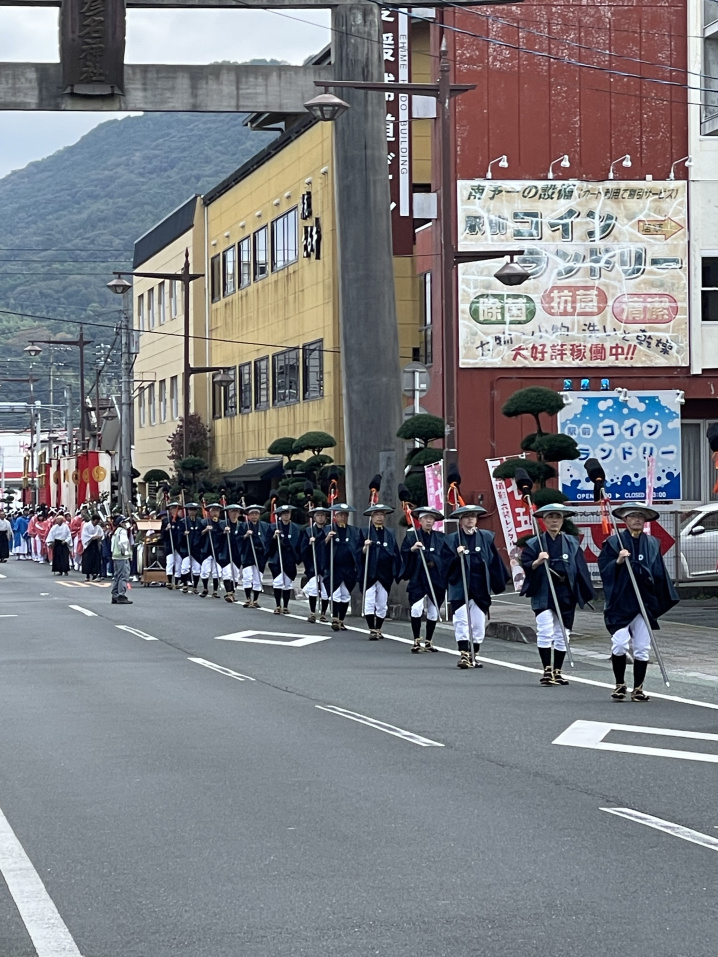 大洲市秋の風物詩　大名行列が今年もお店の前を通過していきまし...の画像