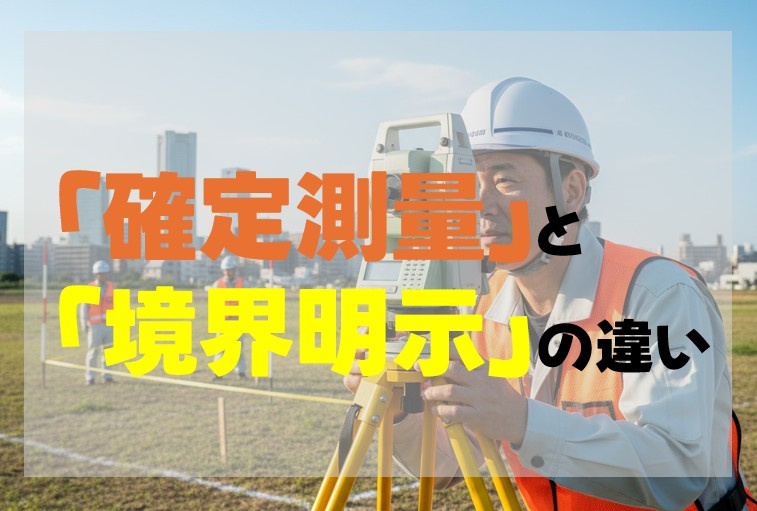 不動産売買における「確定測量」と「境界明示」の「決定的な違い...の画像