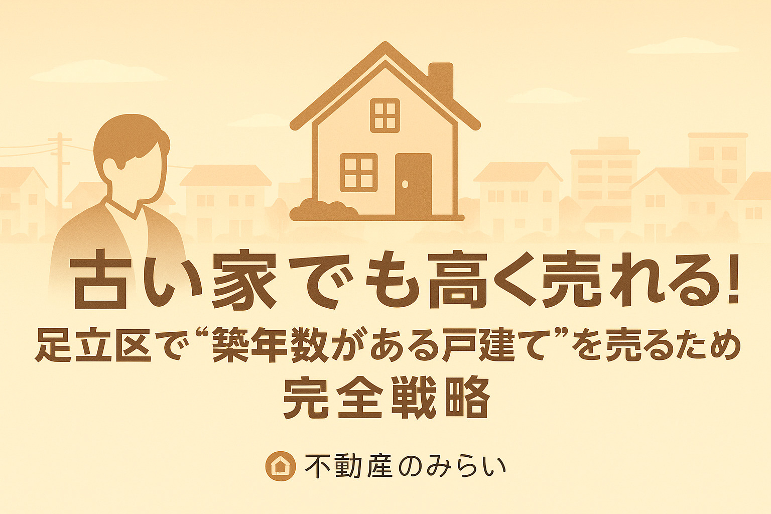 「古い家でも高く売れる！」足立区で“築年数がある戸建て”を売...の画像