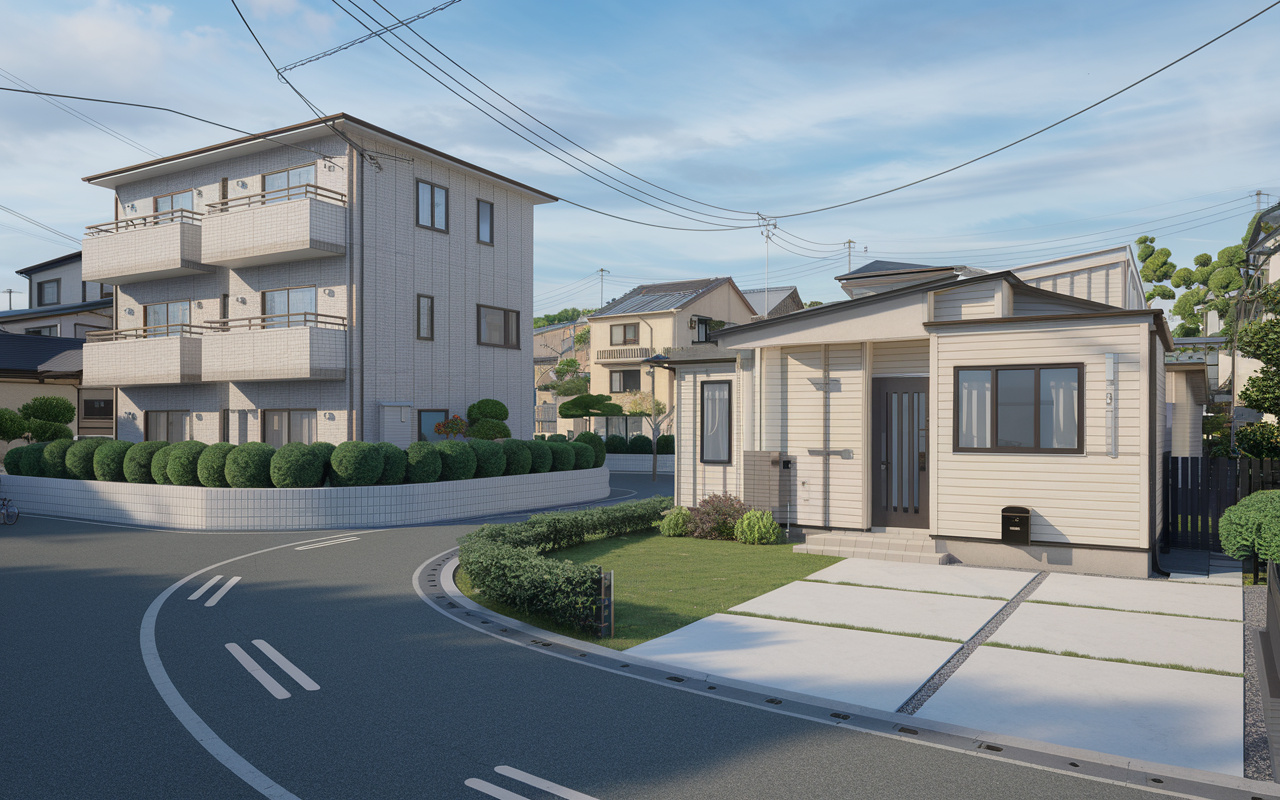 戸建てとマンションの違いは何？メリットデメリットを比較して選...の画像