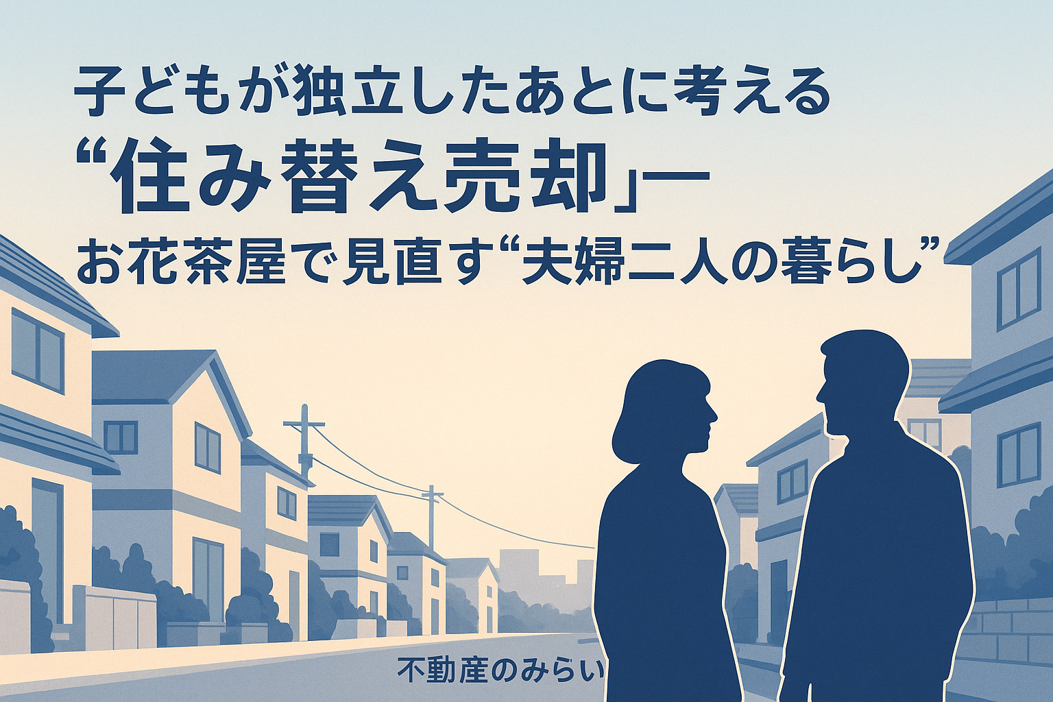 子どもが独立したら考える“住み替え売却”｜お花茶屋の市場性と...の画像