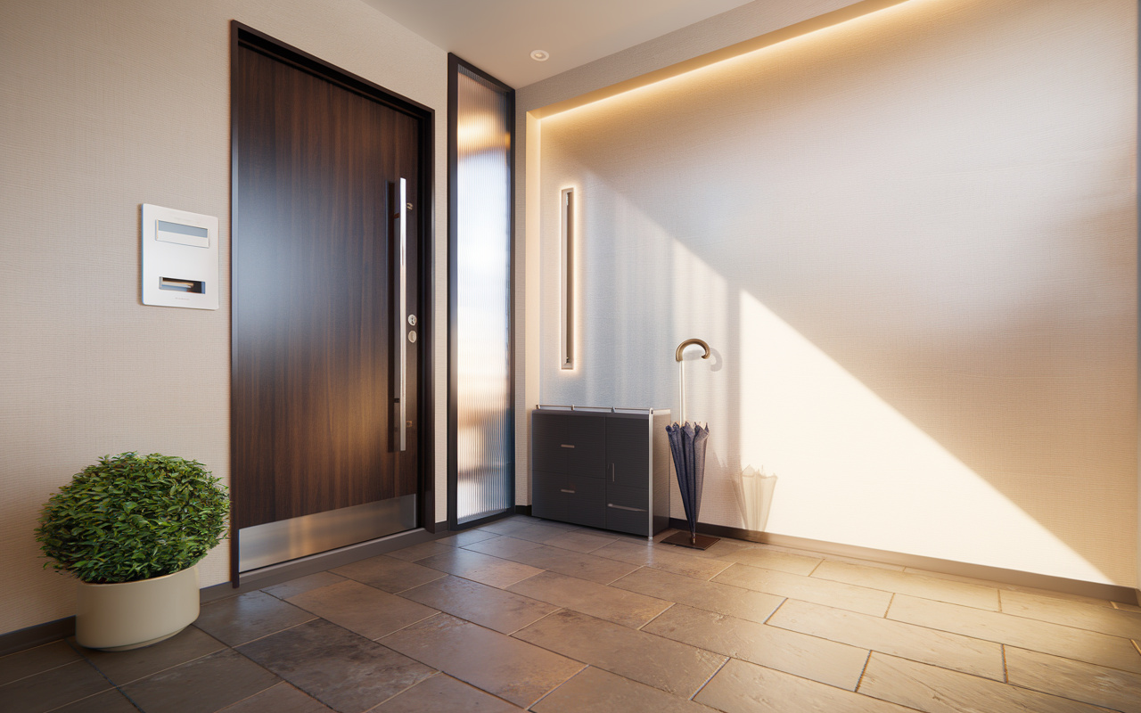 マンションの玄関リノベーションでおしゃれを実現する方法！費用...の画像