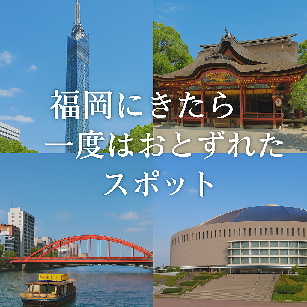 福岡にきたら一度はおとずれたいスポットの画像