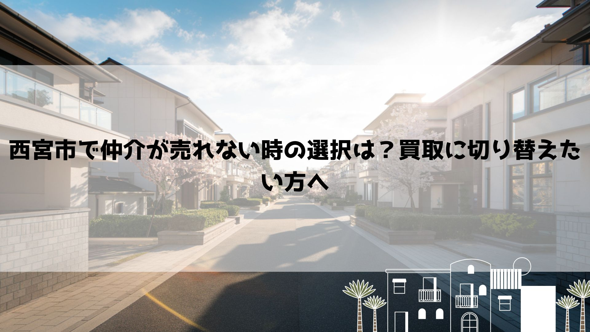 【最新】【西宮市で仲介が売れない時の選択は？買取に切り替えた...の画像