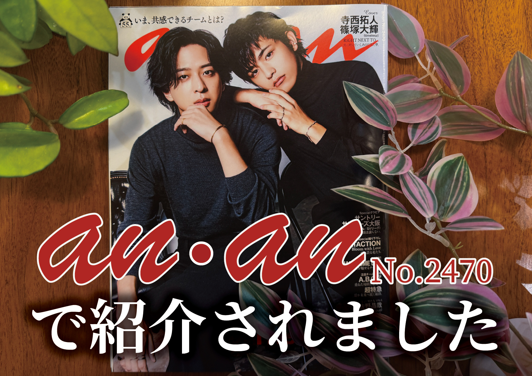 全国誌「an・an」で紹介されました！の画像