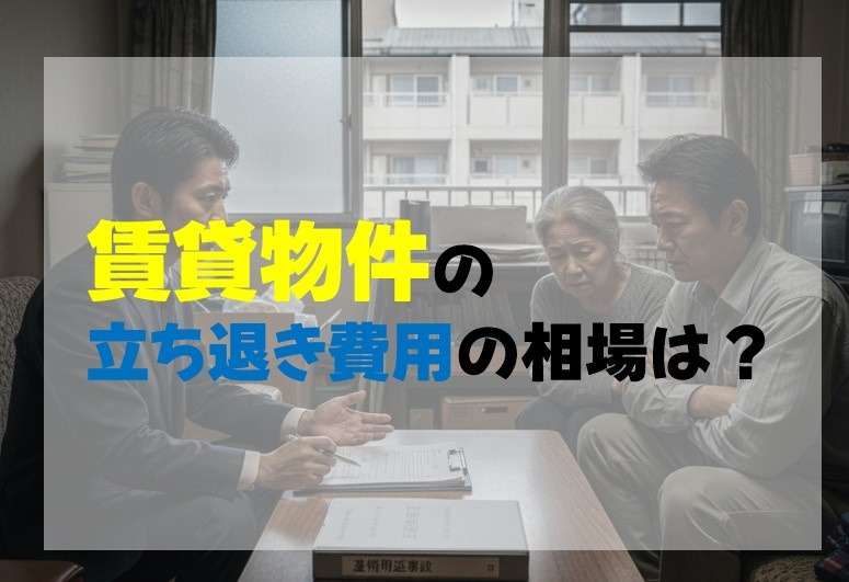 賃貸物件の立退料の相場は？？の画像