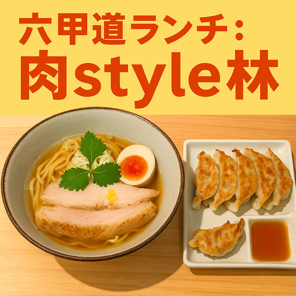 【肉style林（六甲道）】 透明感のある旨味スープ × し...の画像