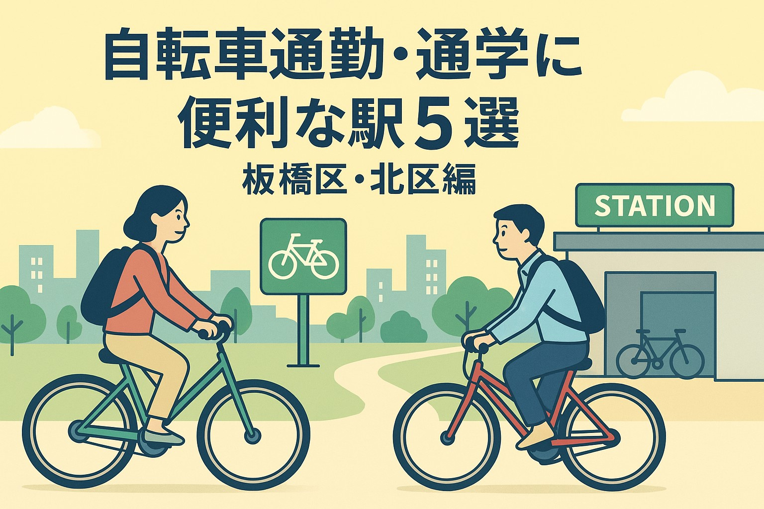 自転車通勤・通学に便利な駅5選（板橋区・北区編）の画像
