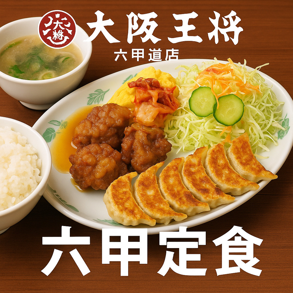 【六甲道ランチ】迷ったらコレ！大阪王将 六甲道店の最強バラン...の画像