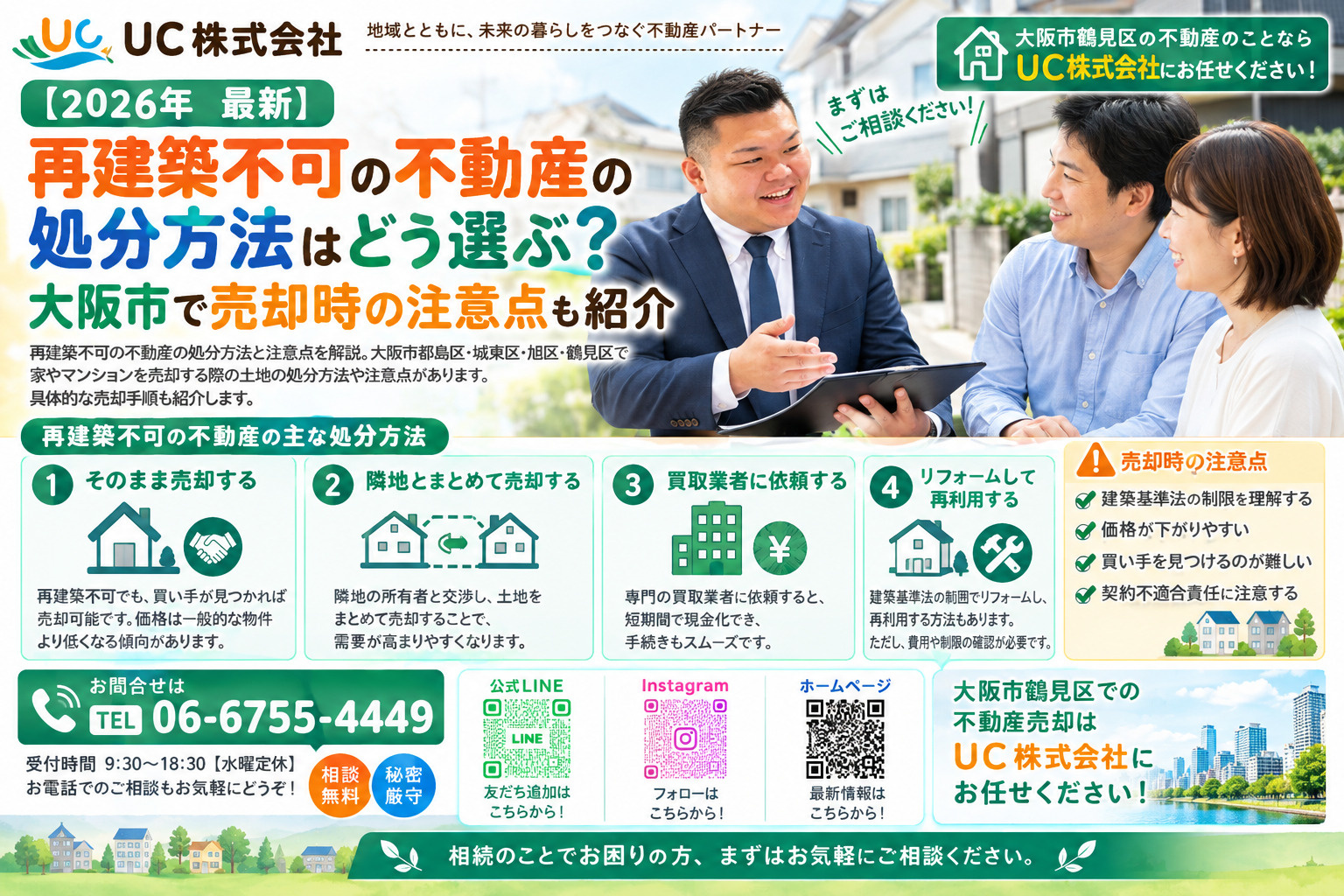 再建築不可の不動産の処分方法はどう選ぶ？大阪市で売却時の注意...の画像