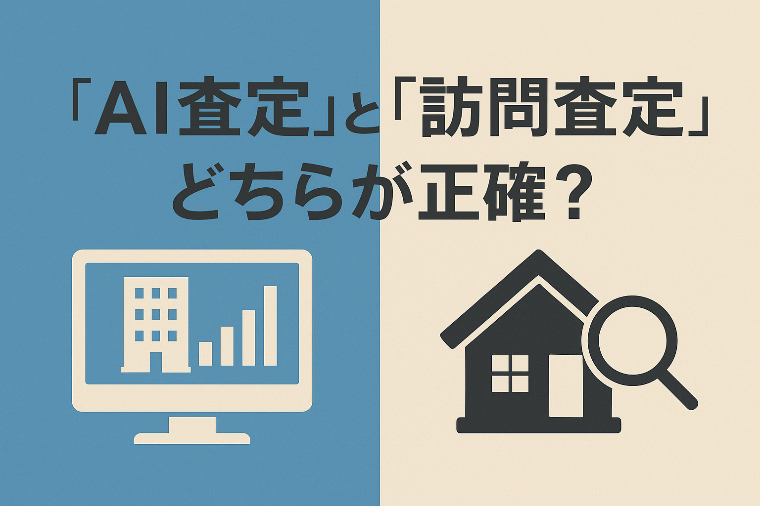 「AI査定」と「訪問査定」どちらが正確？プロの目線で徹底比較...の画像