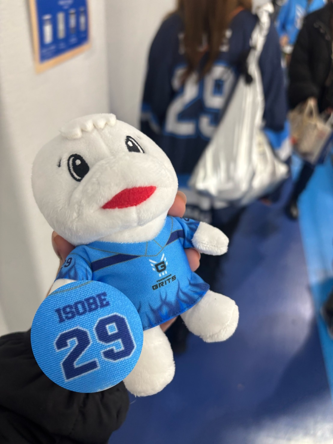 息子の背番号入り！特別なマスコットが仲間入りの画像