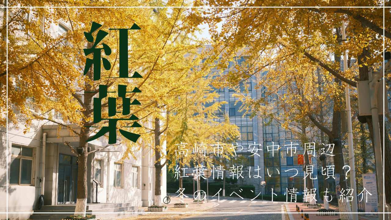 高崎市や安中市周辺の紅葉情報はいつ見頃？冬のイベント情報も紹...の画像