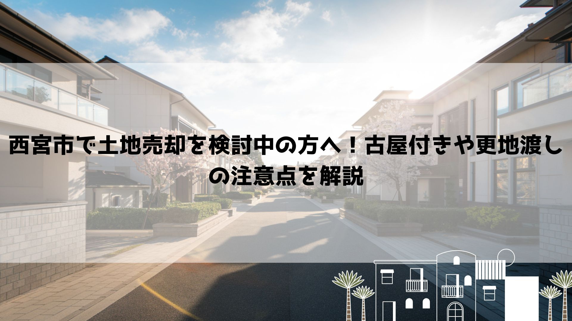 西宮市で土地売却を検討中の方へ！古屋付きや更地渡しの注意点を...の画像