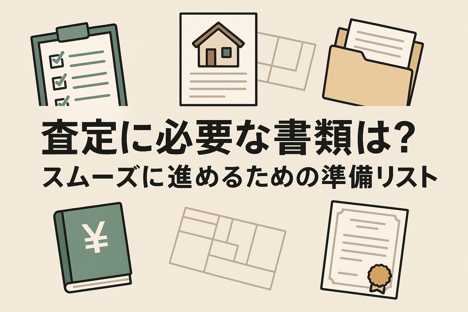 査定に必要な書類は？スムーズに進めるための準備リストの画像