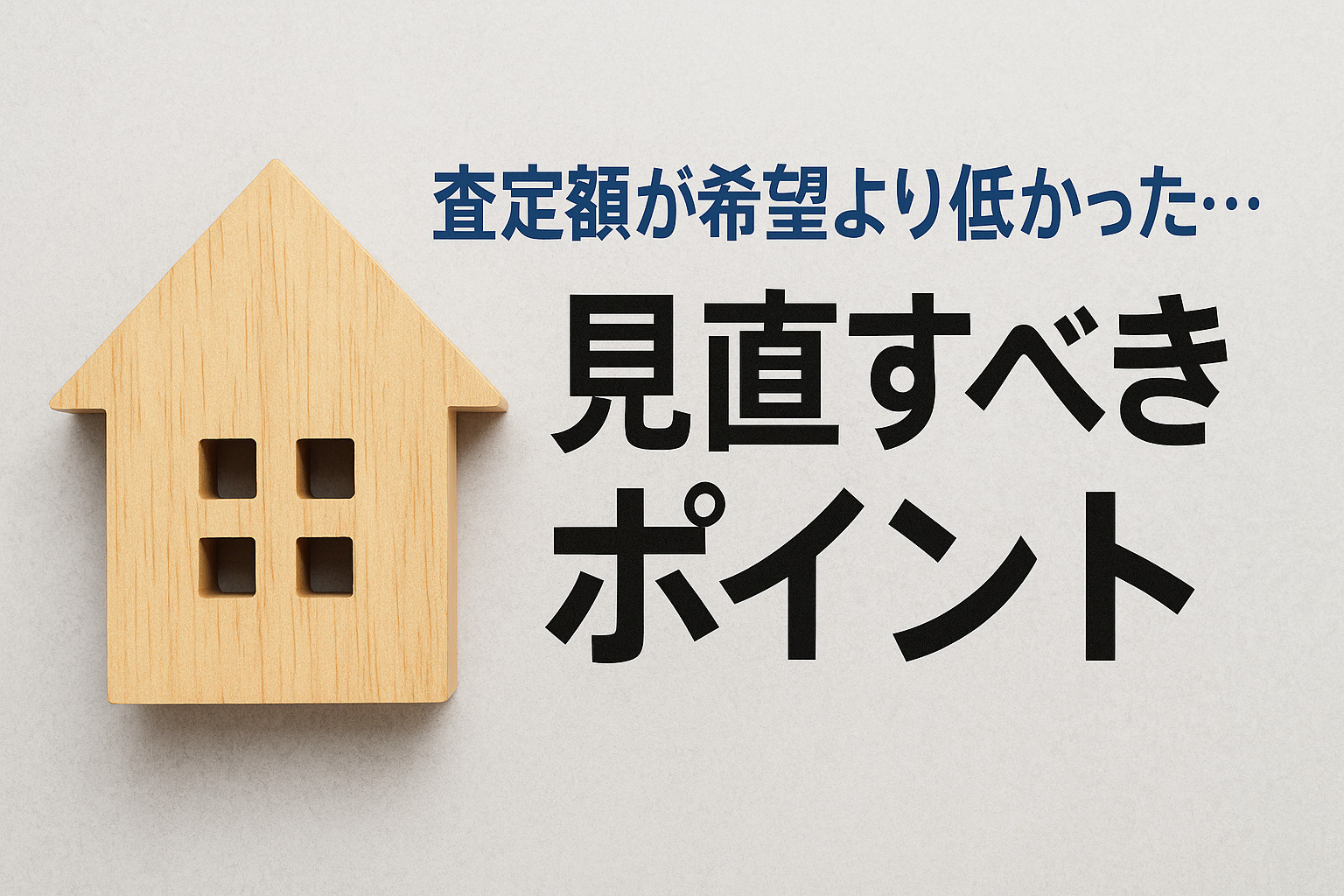 査定額が希望より低かった…見直すべきポイントの画像
