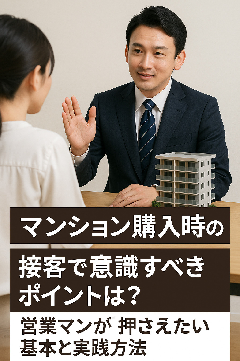 マンション購入時の接客で意識すべきポイントは？営業マンが押さ...の画像
