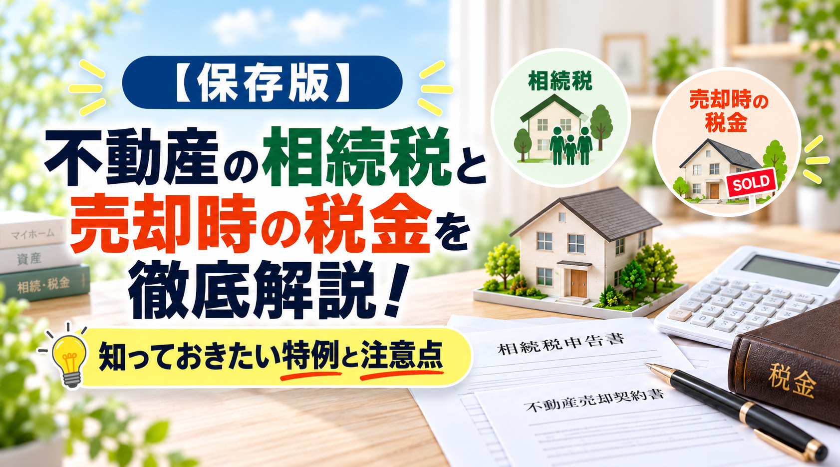 【保存版】不動産の相続税と売却時の税金を徹底解説！知っておき...の画像