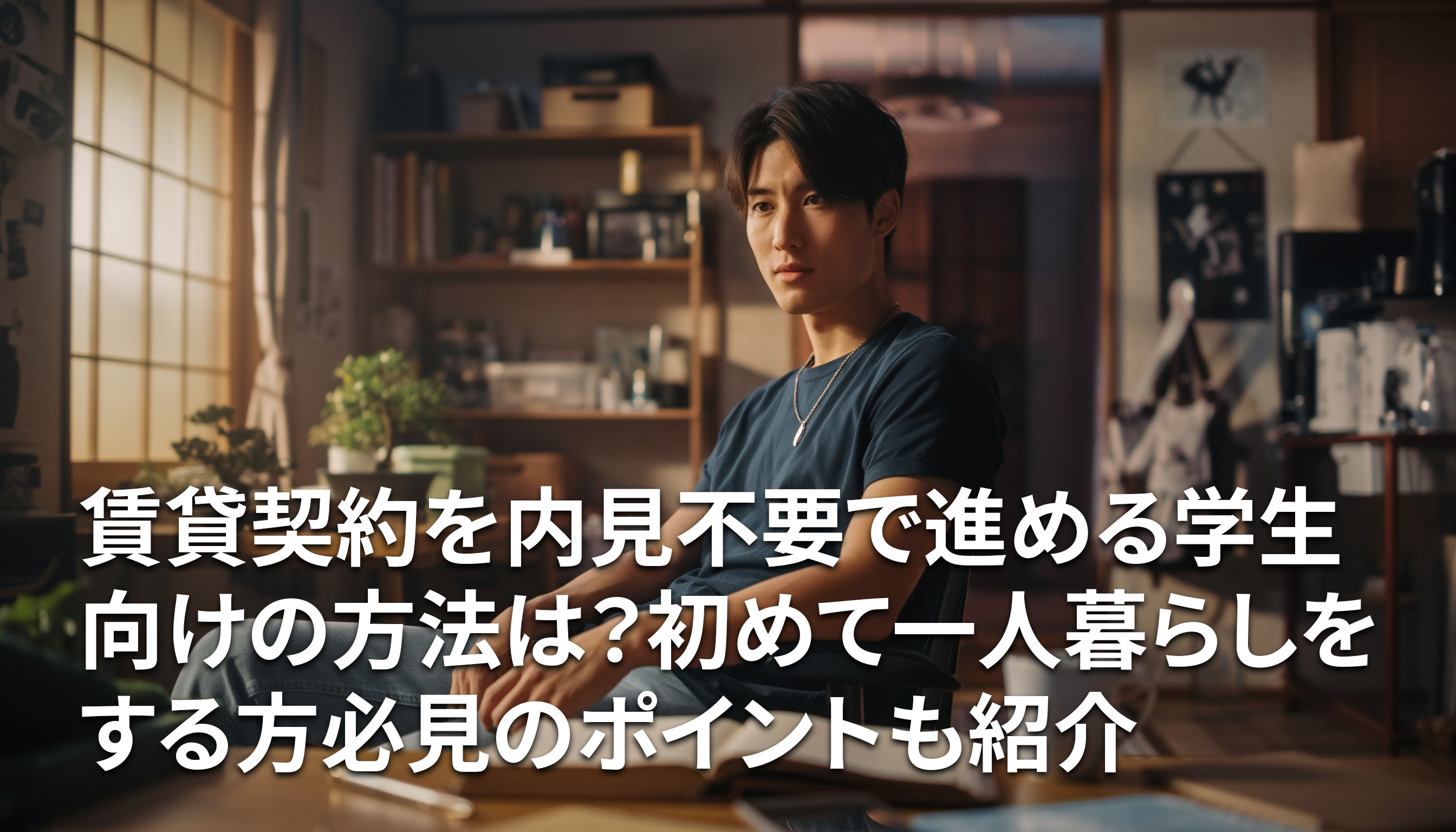 賃貸契約を内見不要で進める学生向けの方法は？初めて一人暮らし...の画像