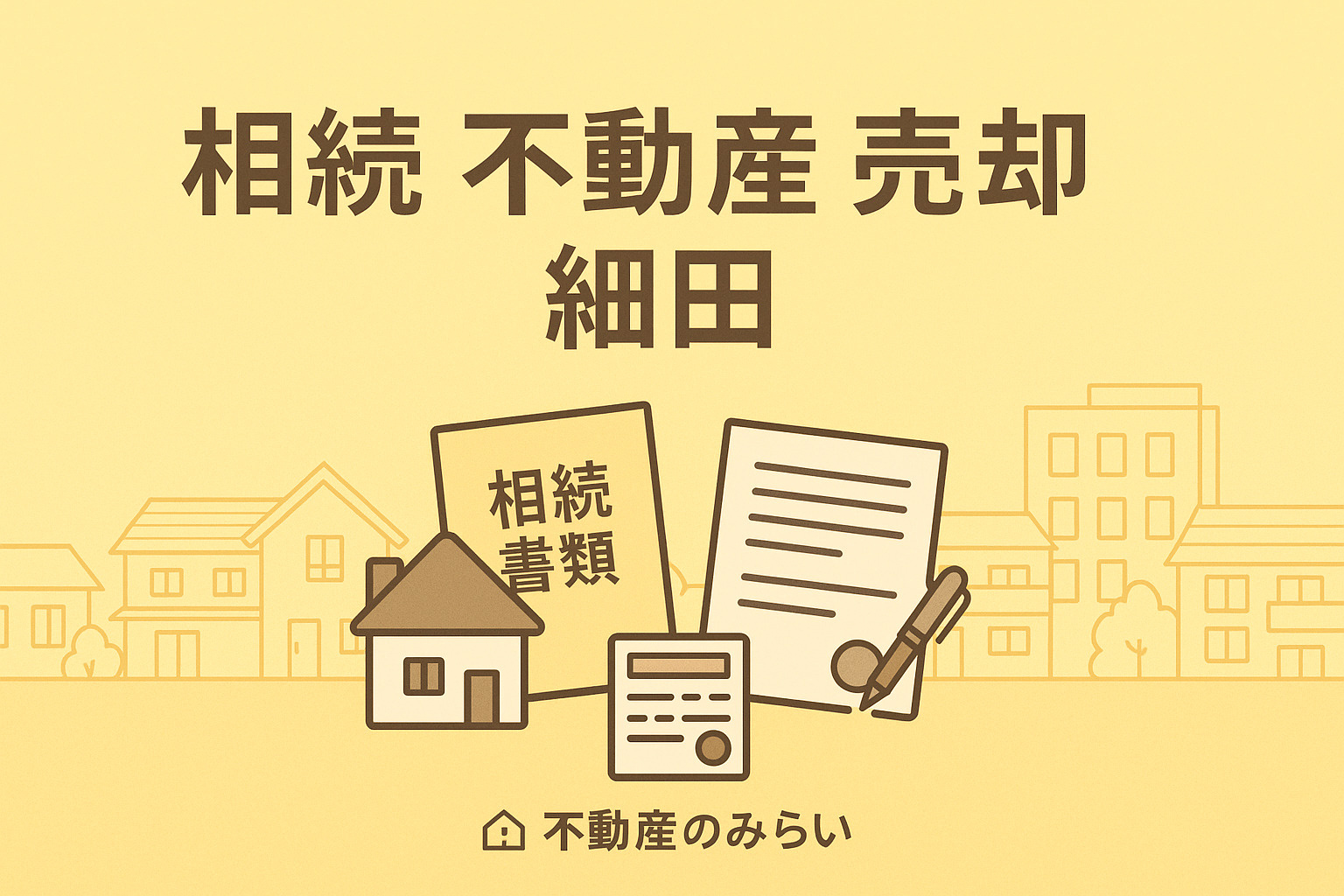 【葛飾区・細田】相続した不動産の“正しい売却方法”──トラブ...の画像