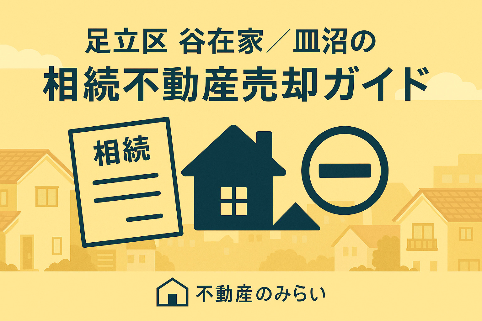【足立区・谷在家／皿沼】相続した家を手間なく安心して整理する...の画像