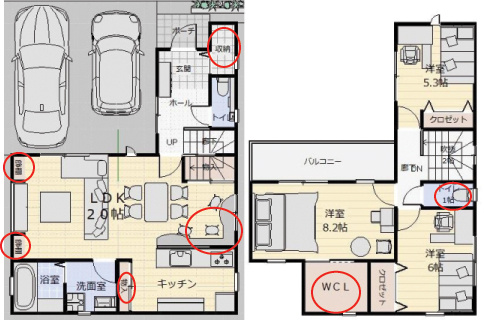 3ｌｄｋの間取り 広く明るいｌｄｋのある家 堺市西区 高石市のzero One