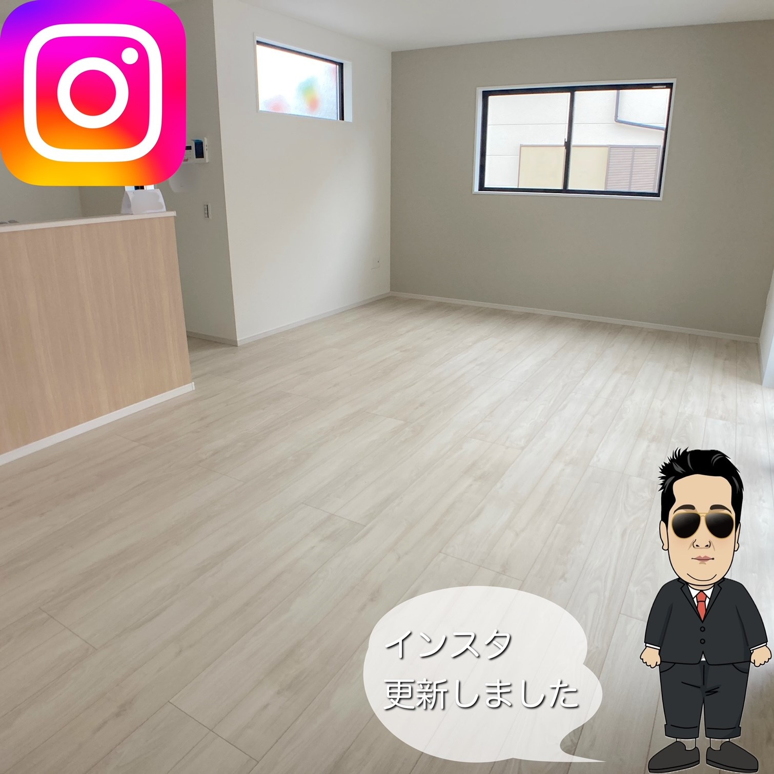 ☆公道5ⅿ×公道5ⅿの角地の新築戸建☆の画像